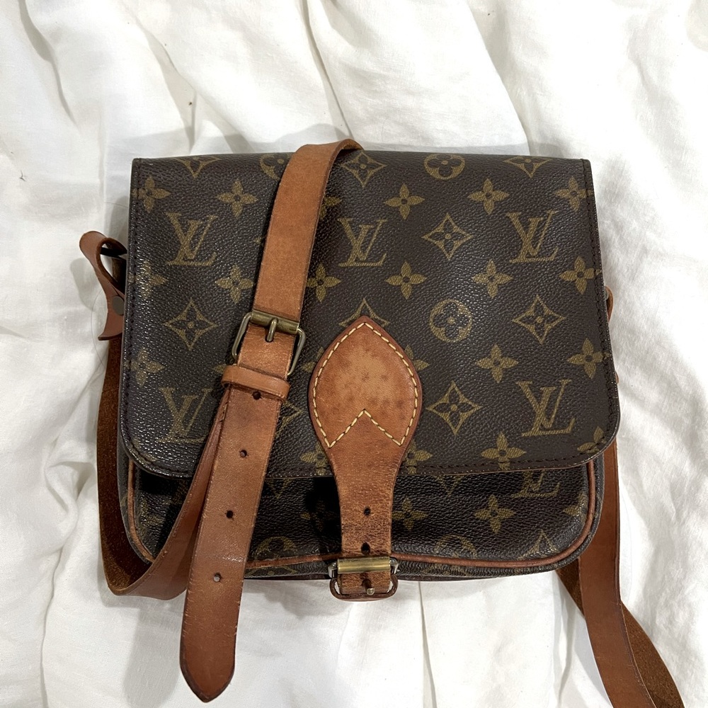 Louis Vuitton Vintage Monogram Cartouchiere MM Bag